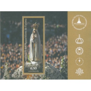 Blok 301 100-lecie objawień Matki Bożej w Fatimie - wydanie luksemburskie